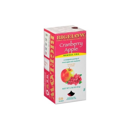 Bigelow Tea Co Bigelow Cranberry Apple Herbal Tea, 28/Box RCB004001
